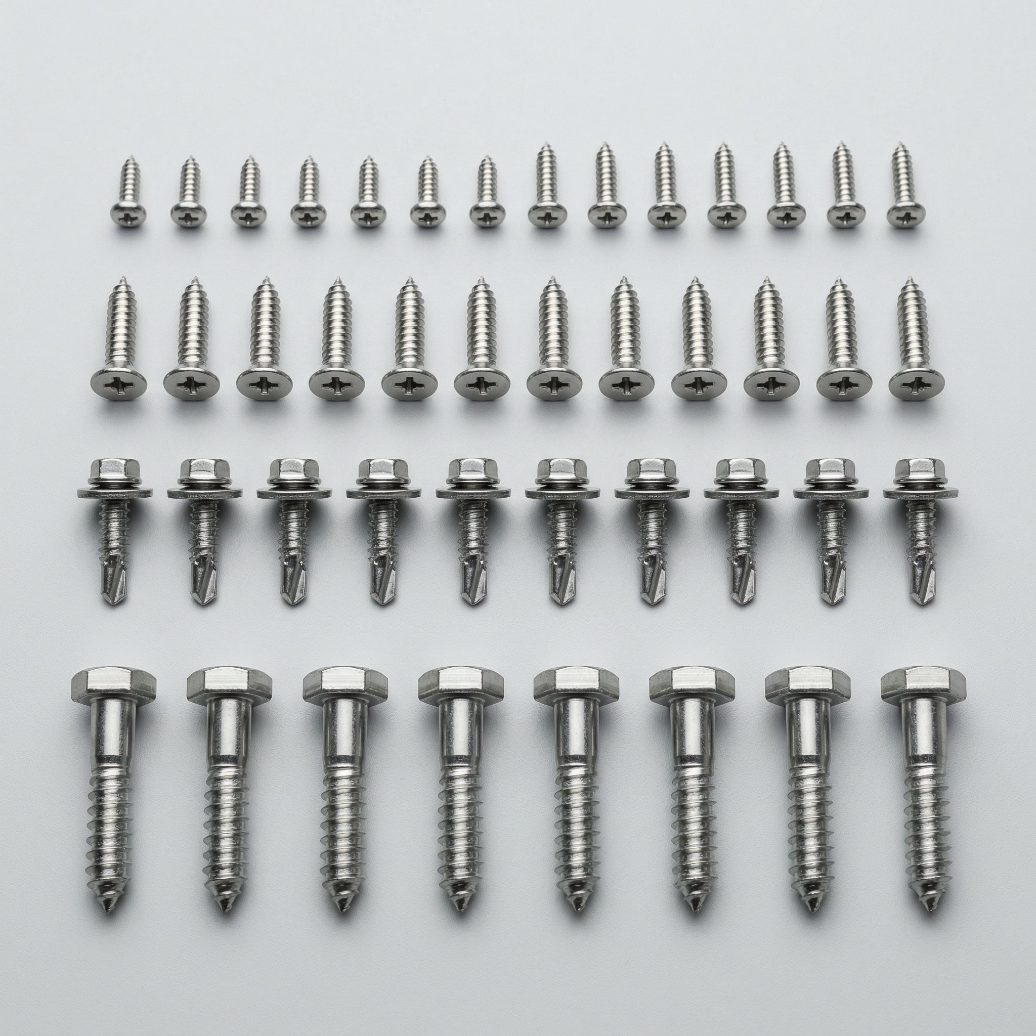 Steel Screws (Assorted Sizes)